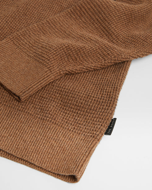 <P>Ls Colour Block Textured Crew Neck Jumper</P>